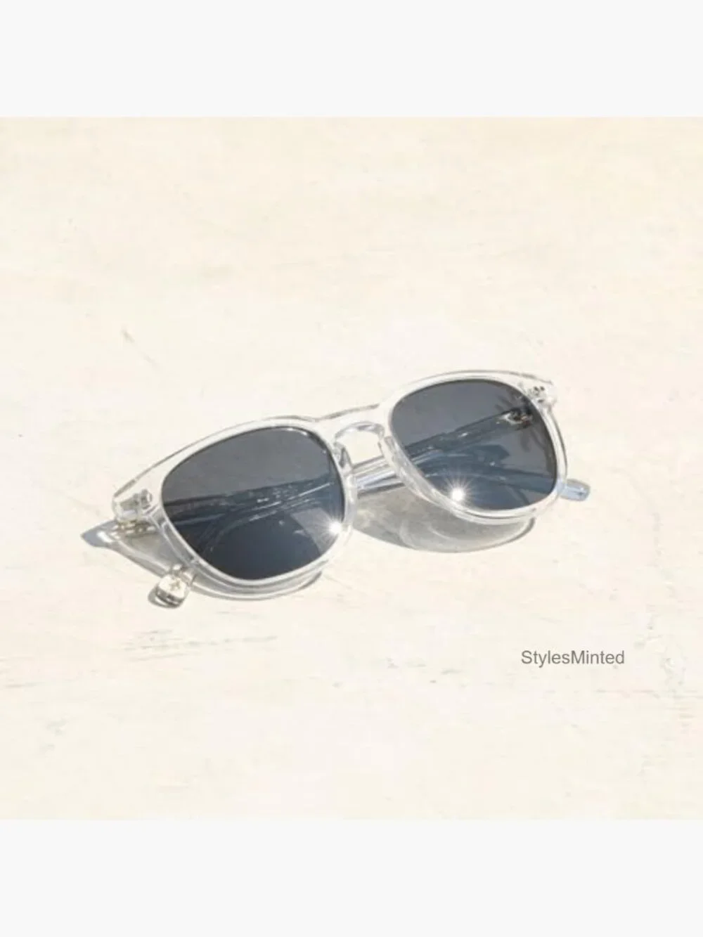 Retro Cool Square Acetate Polarized Sunglasses UV Protection